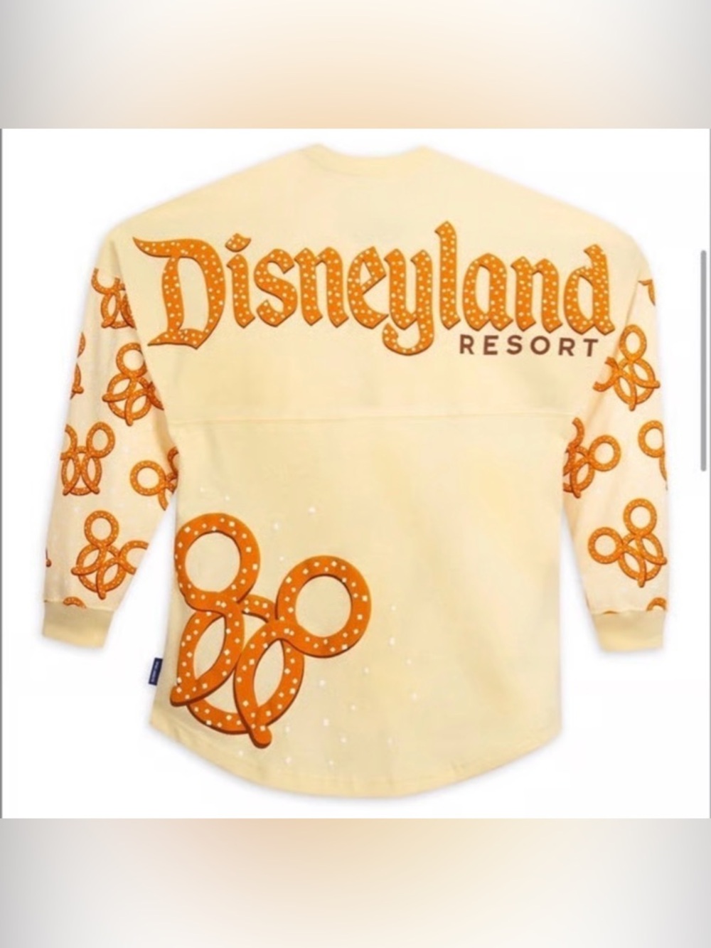Disneyland Resort unisex spirit jersey medium pretzel Mickey Mouse